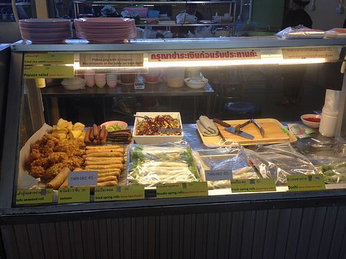 Snacks at Tawanthong Restaurant and Shop in Khon Kaen
