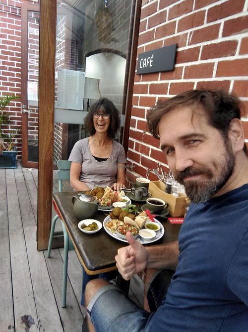 Go the falafel plate at Kapara  in Fremantle