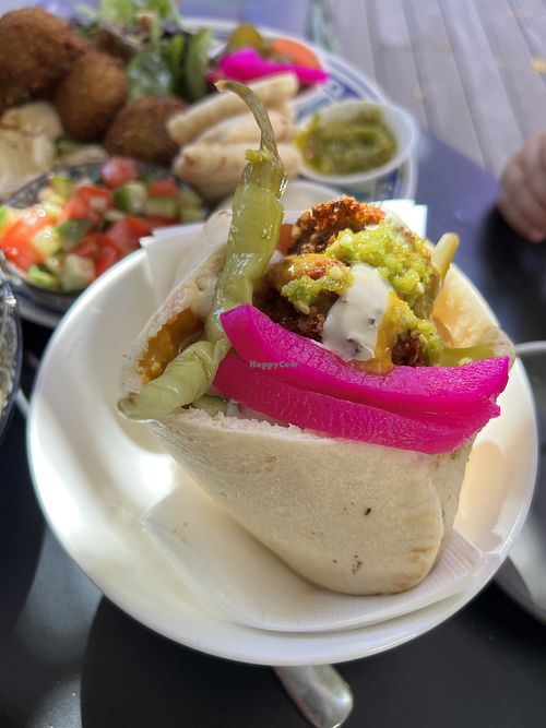 Falafel pita  at Kapara  in Fremantle