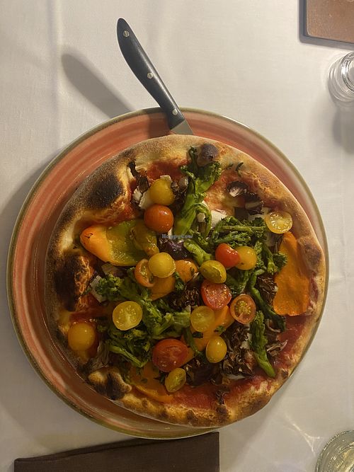 gluten free dough available for extra charge   at Osteria della Pista in Casorate Sempione