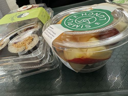 fruit & "sushi"  at Seed Cafe in North West London