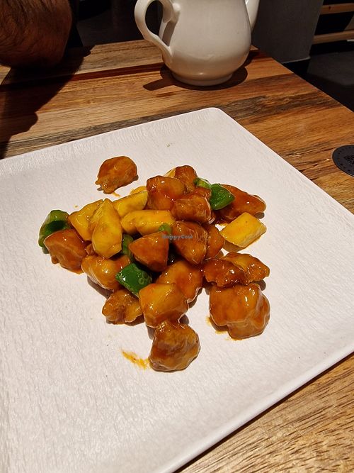 Sweet sour pork at Zǎozǐ Shù - Vegetarian Life Style - JiangNing in Shanghai