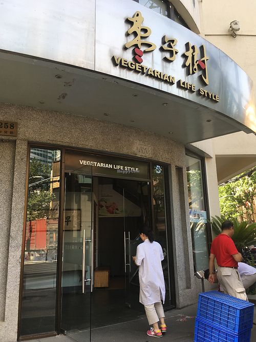 the entrance at Zǎozǐ Shù - Vegetarian Life Style - JiangNing in Shanghai