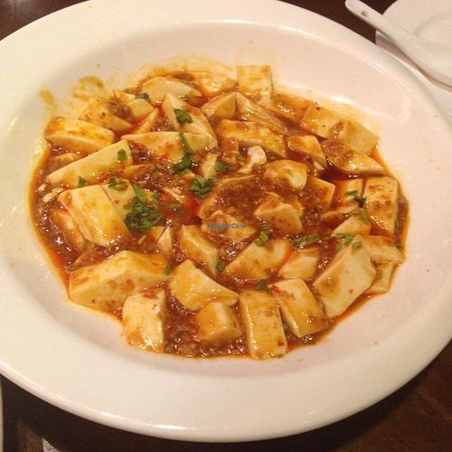 Ma-po tofu at Zǎozǐ Shù - Vegetarian Life Style - JiangNing in Shanghai
