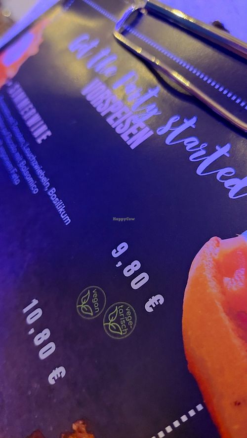 Gut erkennbare vegane Gerichte at amt31 in Unna