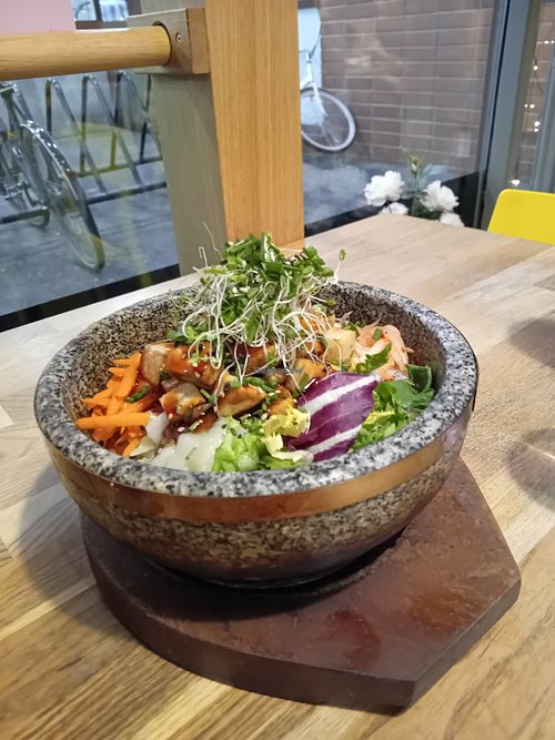 Bibimbab at Kiva Ravintola in Helsinki