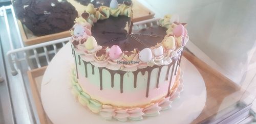 Rainbow cake at Harry's at 387 in Belfast