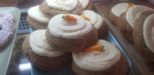 Carrot cake cookies at Harry's at 387 in Belfast