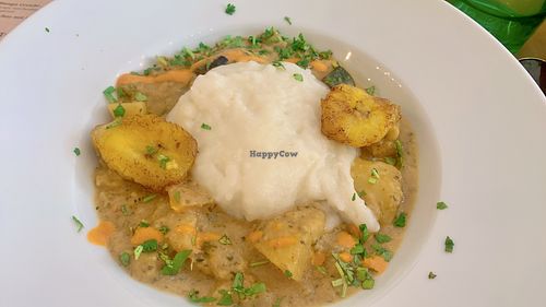 peanut stew  at D'ouro Soulfood Bistro in Salzburg