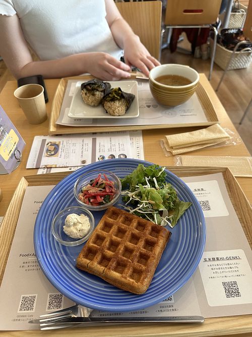   at Genmai Cafe in Osaka