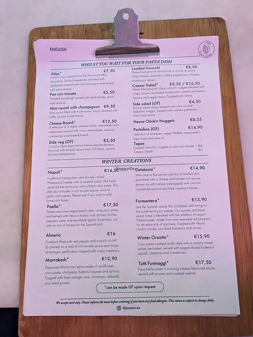  at Pastan Barcelona in Barcelona