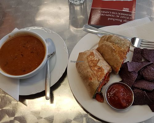 Today's vegan lunch at The Bleeding Carrot in Owen Sound