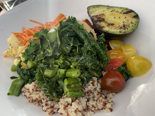Buddha bowl   at Cardero's in Vancouver