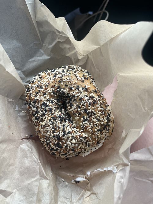   at Pete's Bagels and General Store in Tampa