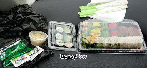 Wasabi Hut - vegan sushi box at Wasabi Hut in Hastings