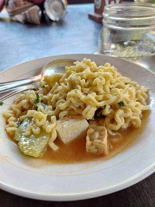 Do not miss the Kare noodles. Order 2, the portion is too small! at Siboghana Waroeng in Ubud
