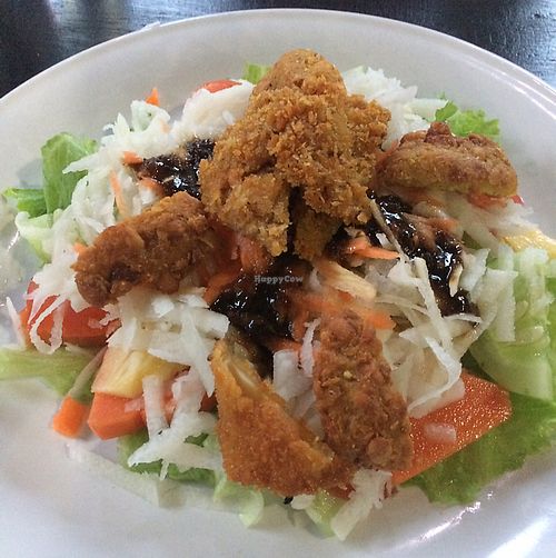 salad  at Siboghana Waroeng in Ubud