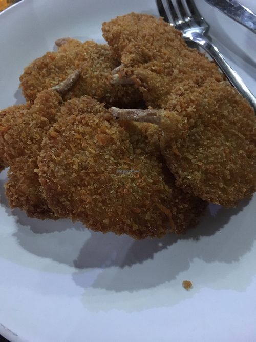 Crispy mushrooms  at Siboghana Waroeng in Ubud