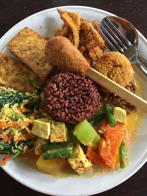 Nasi campur  at Siboghana Waroeng in Ubud