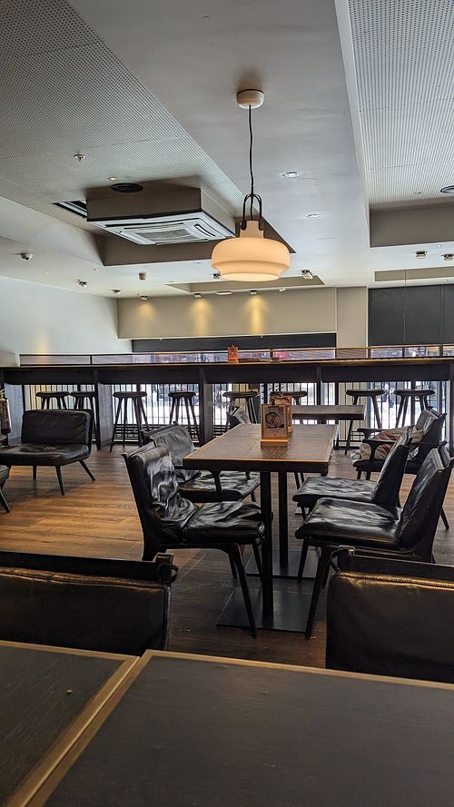 Inside at Ole & Steen in London