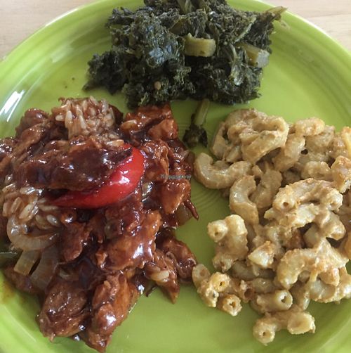 This is half of the meal! Huge portions! at Elife in Capitol Heights