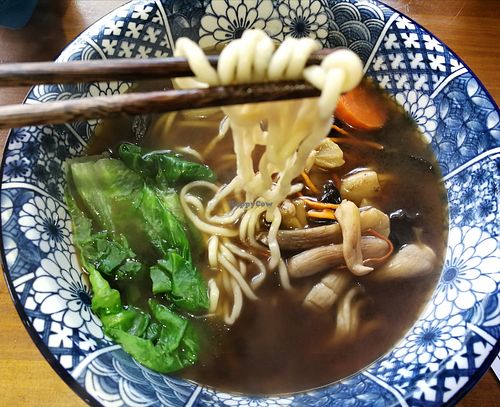 noodle soup at Xiafei Valley Fashion Vegetable Cuisine - 霞飛谷時尚蔬食料理 in Hualien