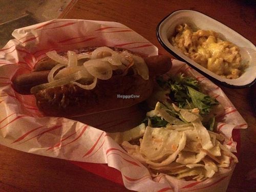 The Big Dawg and a side of Macaroni Cheeze. at The Flying Duck in Glasgow