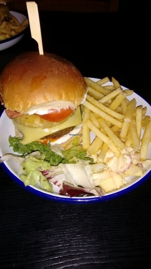 kahuna burger  at The Flying Duck in Glasgow