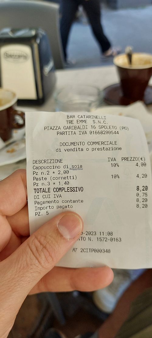  at Bar Gelateria Catarinelli in Spoleto