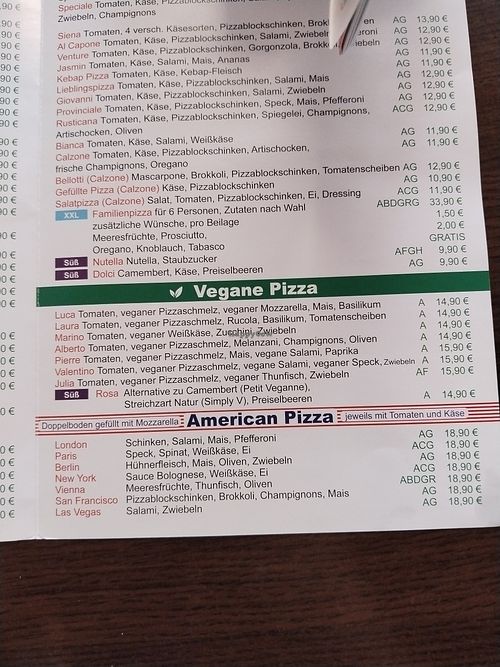  at Pizzeria Alforno in Hollabrunn