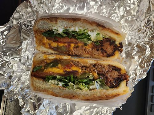 Vegan chopped cheese. Has its similarities! at Plantega - Nadal 3 Deli in Bronx