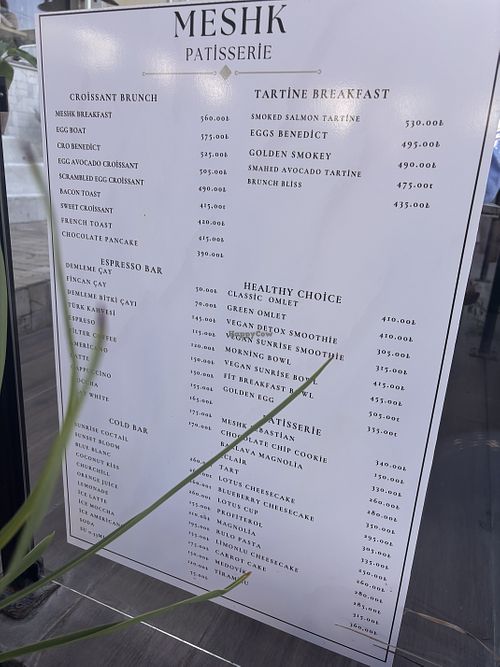   at Meshk Patisserie in Samsun