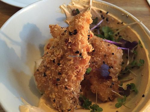 tempeh at Gratitude Restaurant in Munich