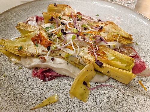 Grilled artichokes. So good!   at Gratitude Restaurant in Munich