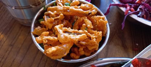 Bhajis at Amrutha - Honor Oak in South East London
