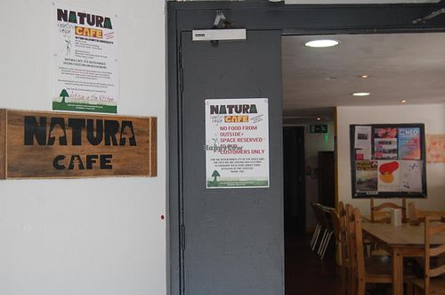 Entrance 1st floor at Natura Cafe in South East London