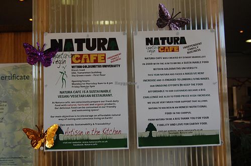 History of the Cafe at Natura Cafe in South East London