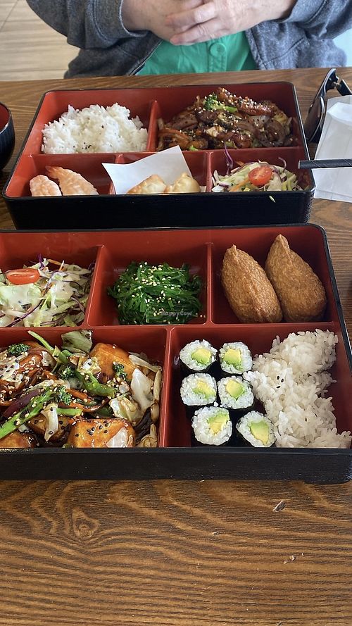 Bottom is vegan   at Koi Japanese Restaurant in Maryborough