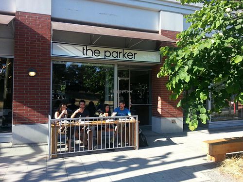 outside at The Parker in Vancouver