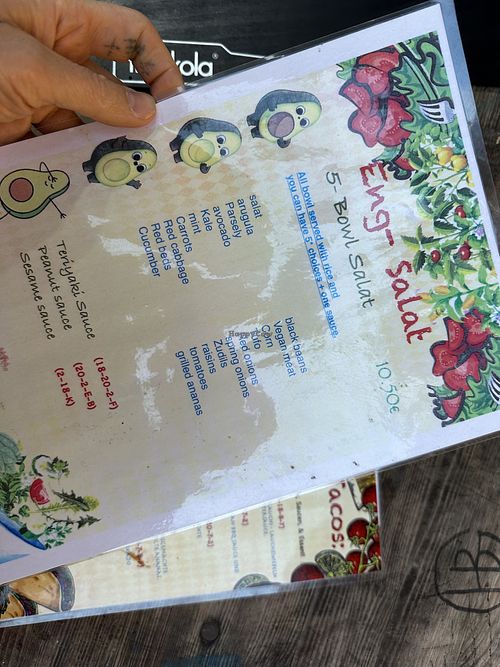 menu  at Taco Meister in Berlin