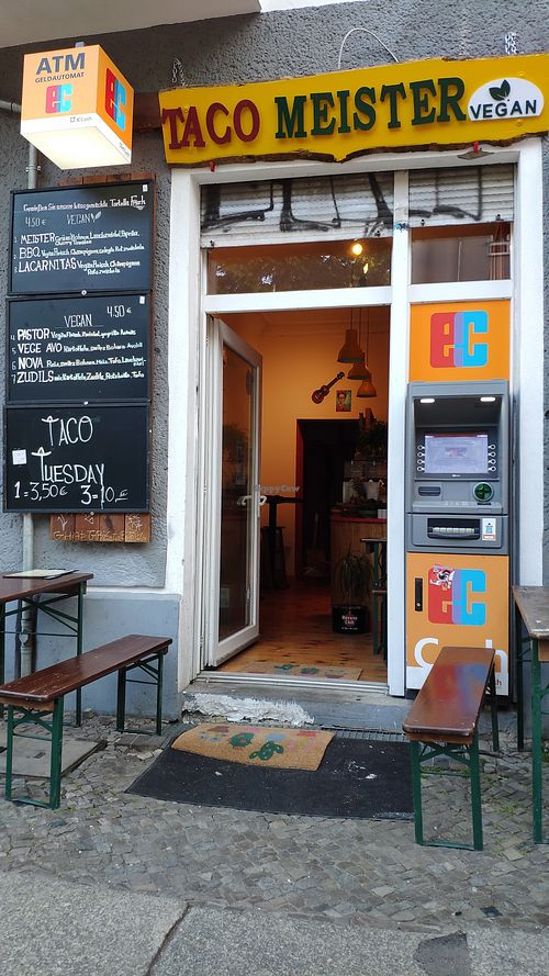 Entrance at Taco Meister in Berlin