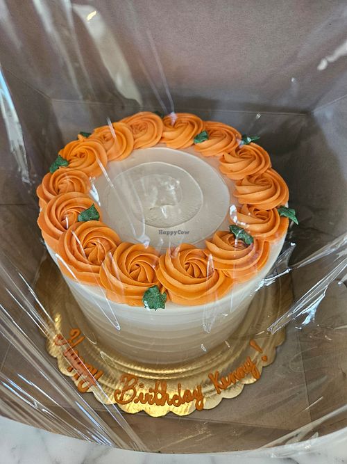 My birthday cake at Half Baked Company in Burbank