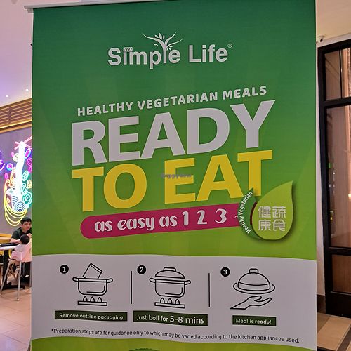 Banner at Simple Life Healthy Vegetarian Restaurant - Pavilion Bukit Jalil  in Kuala Lumpur