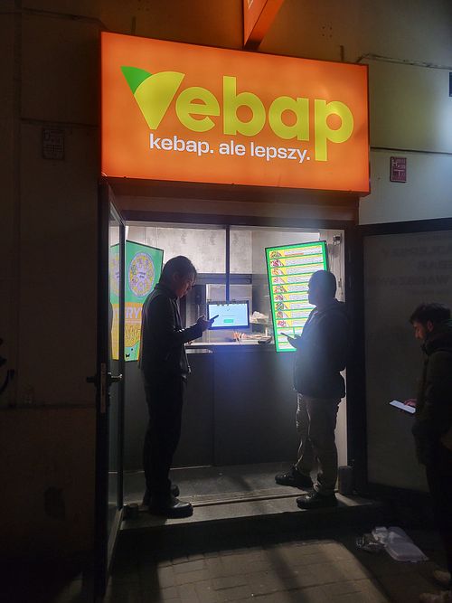 Waiting at Vebap in Warsaw