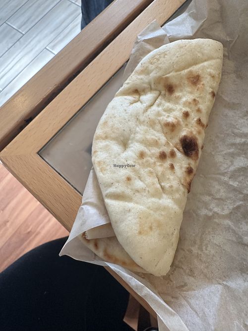 Pita bread  at Hummus Republic in Alameda