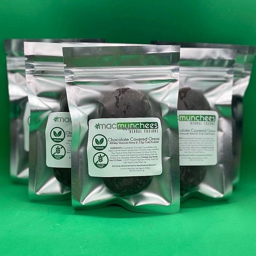 Chocolate covered Oreos   at Manna Tea & Kava Bar in Sarasota