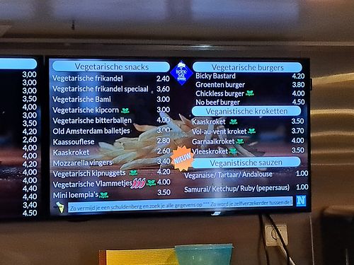 Heel veel keuze en topservice ! at Frituur 't Hoekske in Wetteren