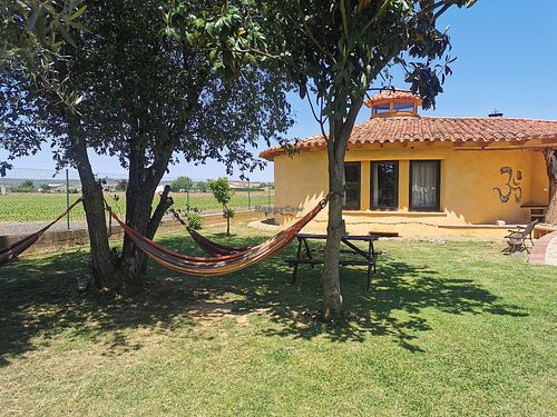 Hammocks at Albergue Verde in Hospital De Orbigo