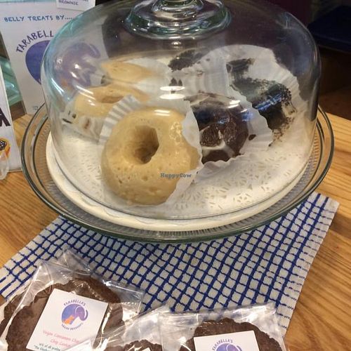 donuts at VO2 Vegan Cafe in Cambridge