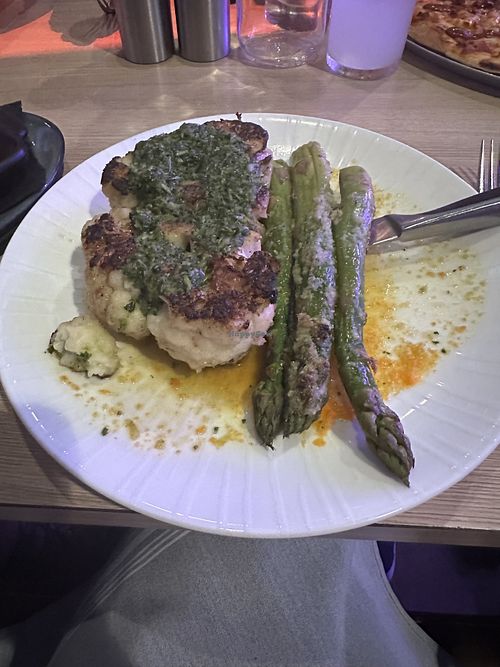 Cauliflower Steak (vegan)   at Destination Grille in Grimes